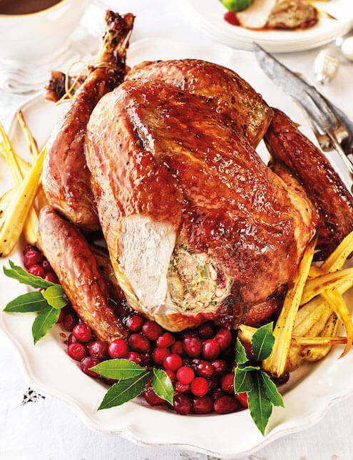 Sainsburys magazine‘s maple glazed roast turkey