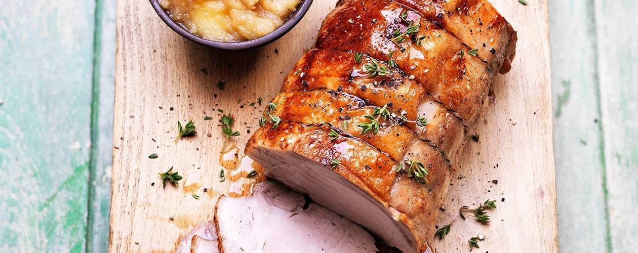 Asda Good Living‘s slow cooked pork loin with spiced apple