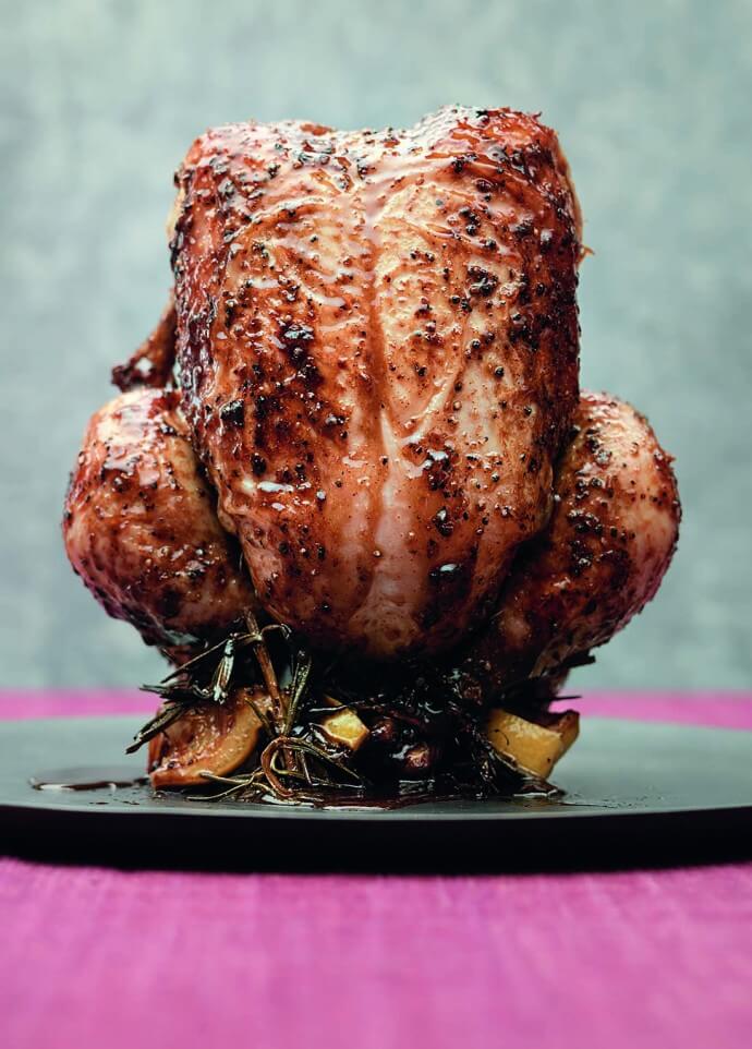 Maple roast chicken