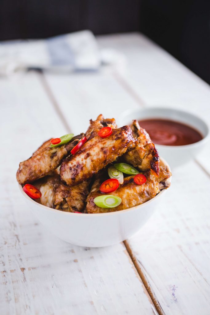 Maple-Glazed Chicken Wings with BBQ Sauce - Maple from Canada