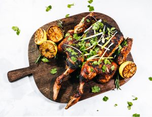 Maple and soy glazed chicken